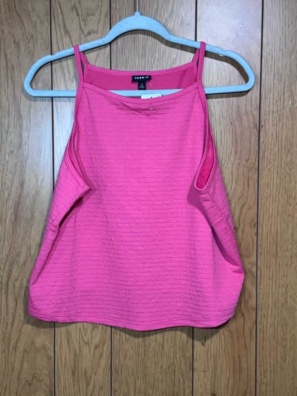 NWT Torrid Hot Pink Textured Cami Size 1X